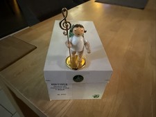 Wendt und Kühn Engel Musikus, Goldsockel, Dunkel, Limitierte Auflage Nr. 0107
