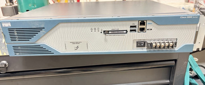 Cisco 2821 Series (1 GB RAM)Rack Mountable Enterprise Router, 2x1Gbps -48VDC