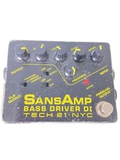 Tech 21 SansAmp DRIVER DI 6 Bass Preamp Pedal...