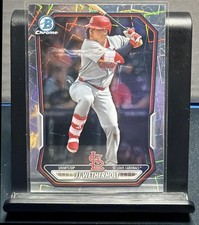 2026 Bowman JJ Wetherholt Chrome Prospects Lazer Refractor #BCP-115 Cardinals