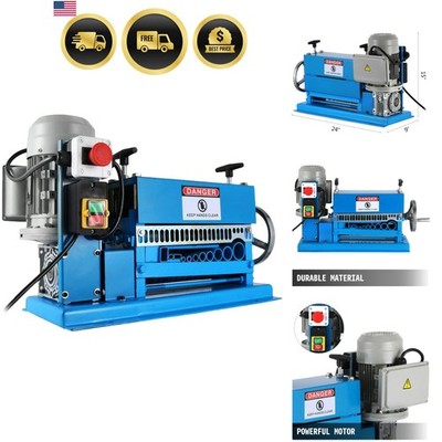 Wire Stripping Machine 0.06-1.5 inch,Wire Stripper Machine 11 Channels 10 Bla...