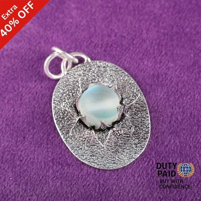 Sterling Silver Matte Aura Quartz Gemstone Unique Wedding Dangle Ethnic Earrings