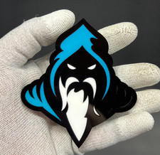 2pcwarlock Emblem Badges Light Blue On Black Aggressive Made Custom Racing 2pcwarlock Emblem Badges Light Blue On Black Aggressive Made Custom Racing
