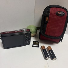 Nikon Coolpix L24 Red Compact Digital Camera 14MP 3.6x Zoom Bundle Tested, Mint