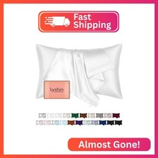 Mulberry Silk Pillow Cases Standard Size with Hidden Zipper, Ultra Smooth and So