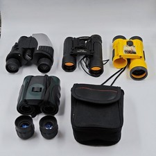 Lot of 4 Binoculars - Non-Working, Various Colors  Models, For Parts