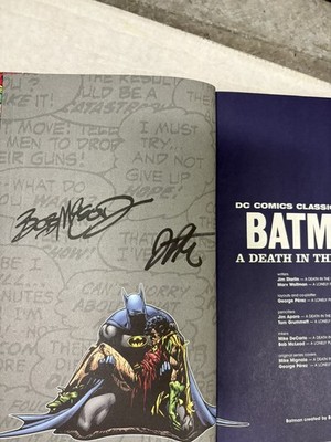 Batman: A Death in the Family DC Comics Classic Library HC 1st. Print Signed 2X