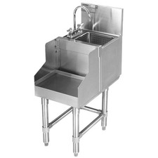 Eagle Group BS18-19 18" Underbar Blender Station with Sink and Faucet