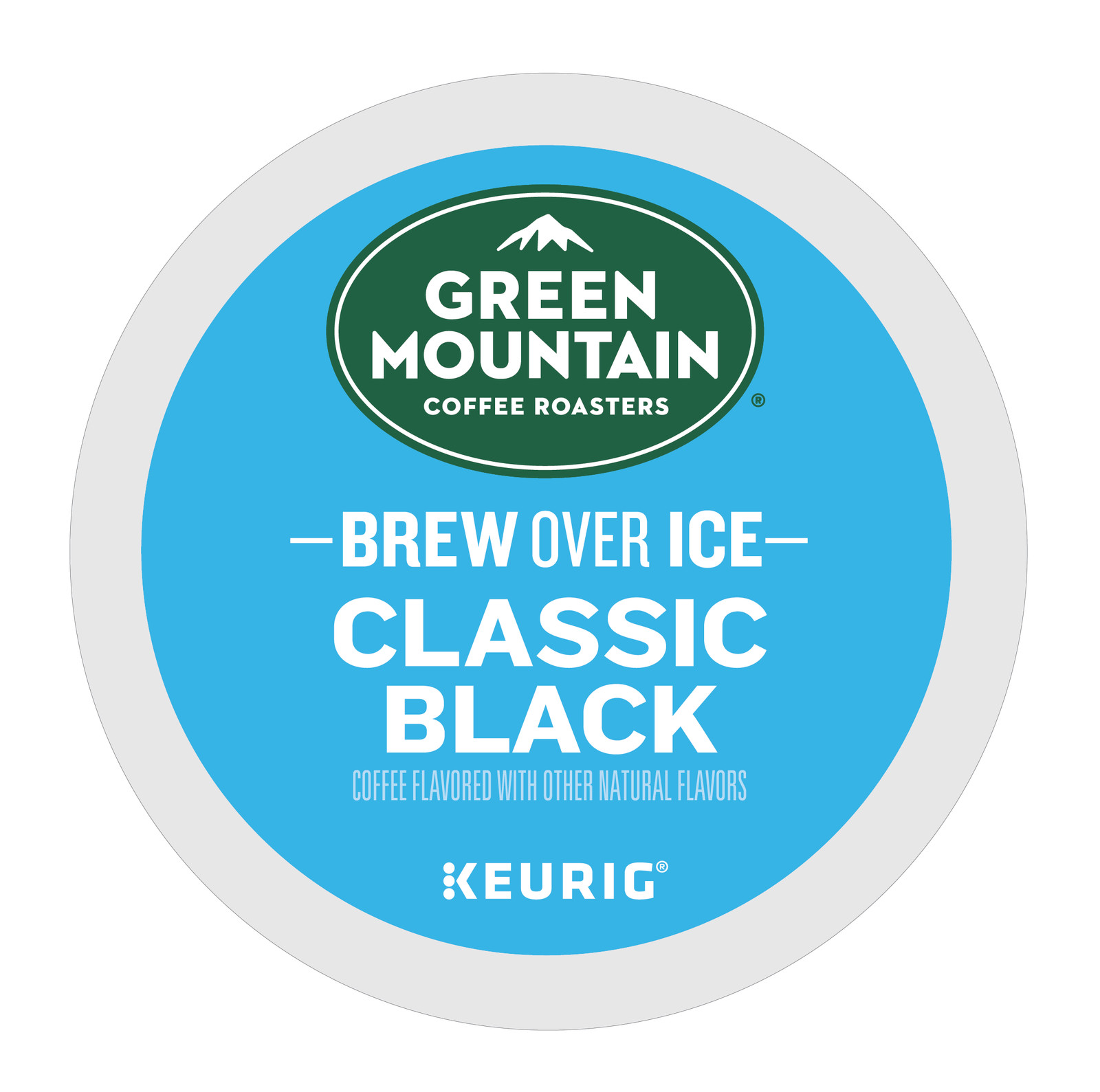 Green Mountain Coffee Roasters Brew Over Ice Classic Black, K-Cups, 72 Count