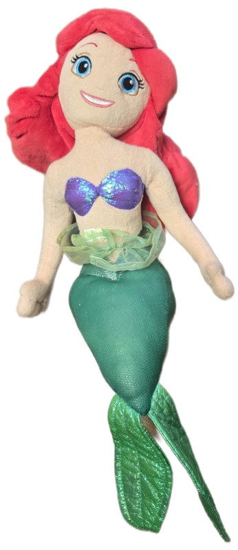 Disney Store Little Mermaid  Princess Ariel Soft Plush Doll