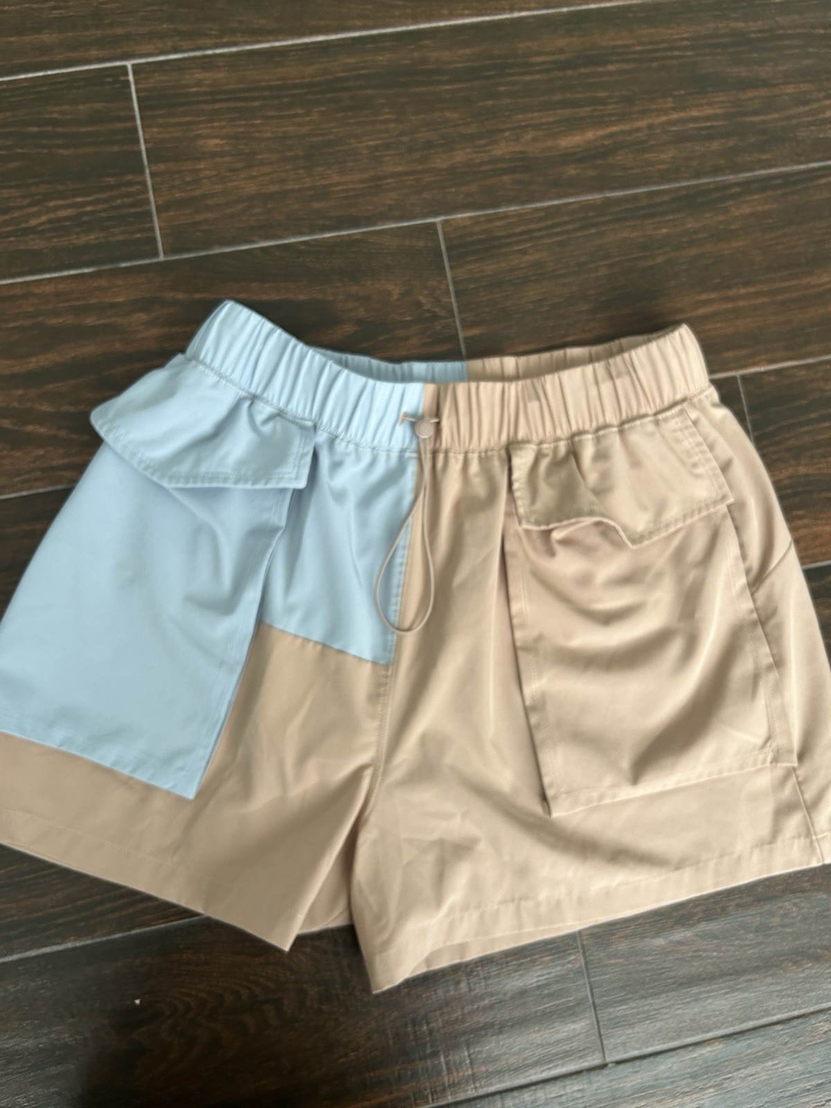 Fabletics Two-Toned Large Pockets Activewear Shor… - image 1