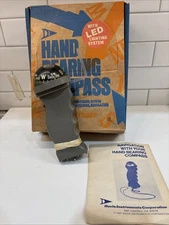 Vintage Davis Instruments # 215 Hand Bearing Compass Illuminated W Original Box