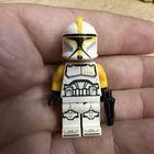 Jedi and Lego Star Wars Phase 1 Clone Commander Minifigure Yellow