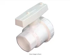 Everbilt 1-1/2 in. PVC Sch. 40 Single Union Slip x Slip Ball Valve-missing  #3
