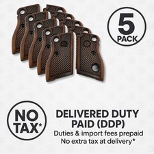 5x Beretta 71/73/Jaguar Walnut Dragon Scale Grips - Fish Scale