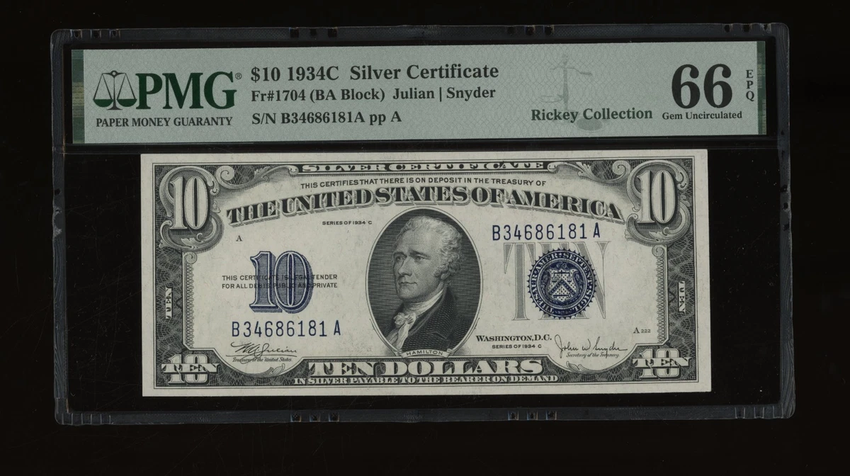 1934 Year US Small Size Paper Money Notes for sale | eBay
