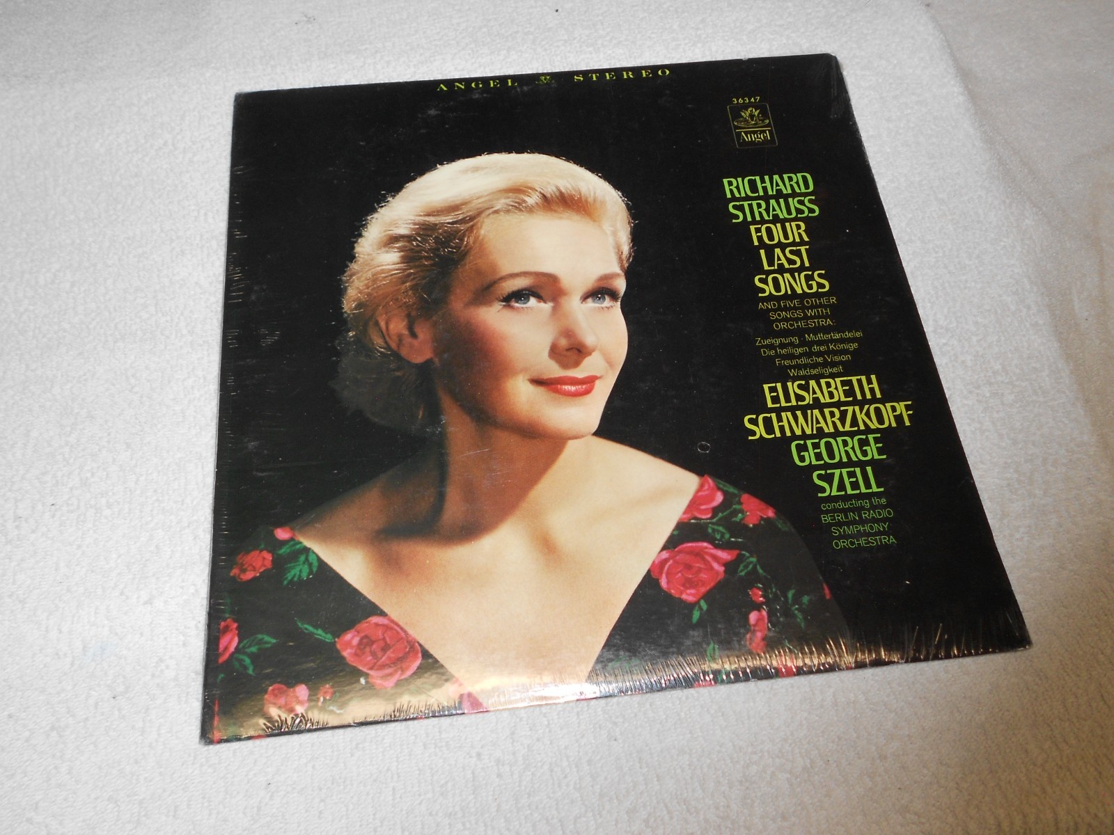Elisabeth Schwarzkopf/George Szell  Richard Strauss Four Last Songs Vinyl Lp New