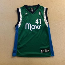 Dallas Mavericks Dirk Nowitzki NBA Adidas Vintage Jersey Men's M