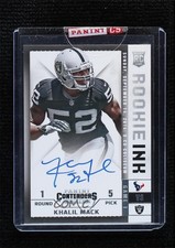2014 Panini Contenders Rookie Ink RPS Khalil Mack #RRI-KM Auto a8r