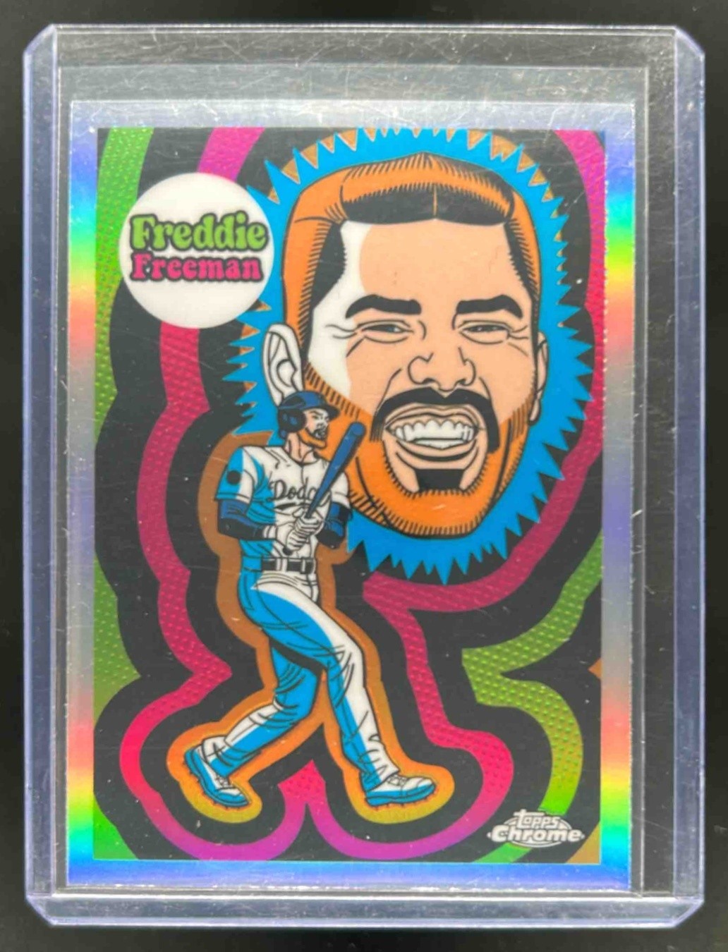 2023 Topps Chrome Freddie Freeman Ultraviolet All-Stars SP #UV-6 Dodgers