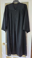 Black Graduation Gown  Unisex  One Size Fits All