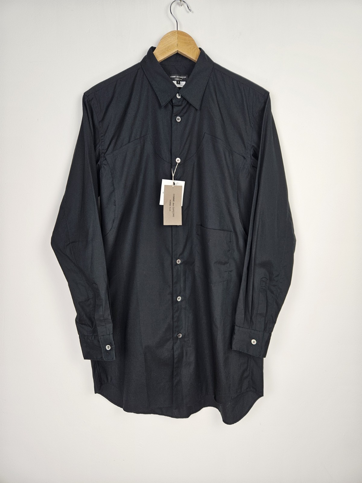 Comme Des Garcons Homme Plus - Black Cotton Shirt - Small - RRP £430