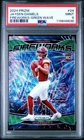 2024 PANINI PRIZM FIREWORKS GREEN WAVE #24 JAYDEN DANIELS ROOKIE RC PSA 9
