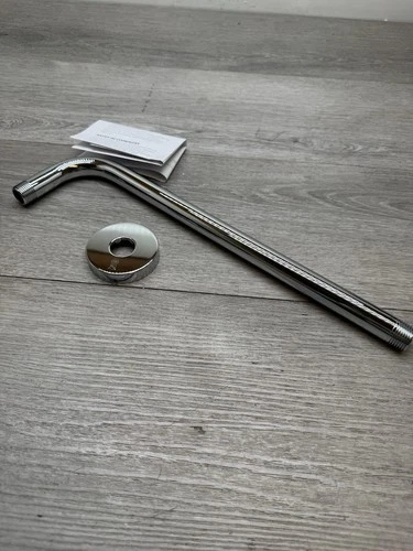 Signature Hardware SHRSA150CP 15" Wall Mounted Rainfall Shower Arm Chrome - Picture 2 of 4