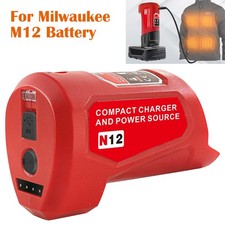 Charger Adapter Tool For Milwaukee QC3.0 18W For M12 Heated Jacket Battery New