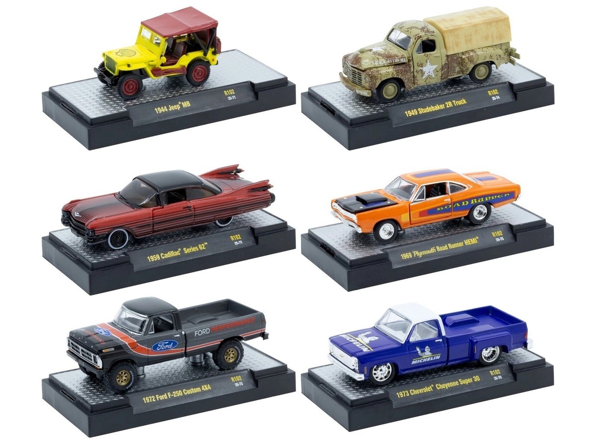 M2 Machines 1:64 Auto Thentics R102 Diecast Model Car Choose