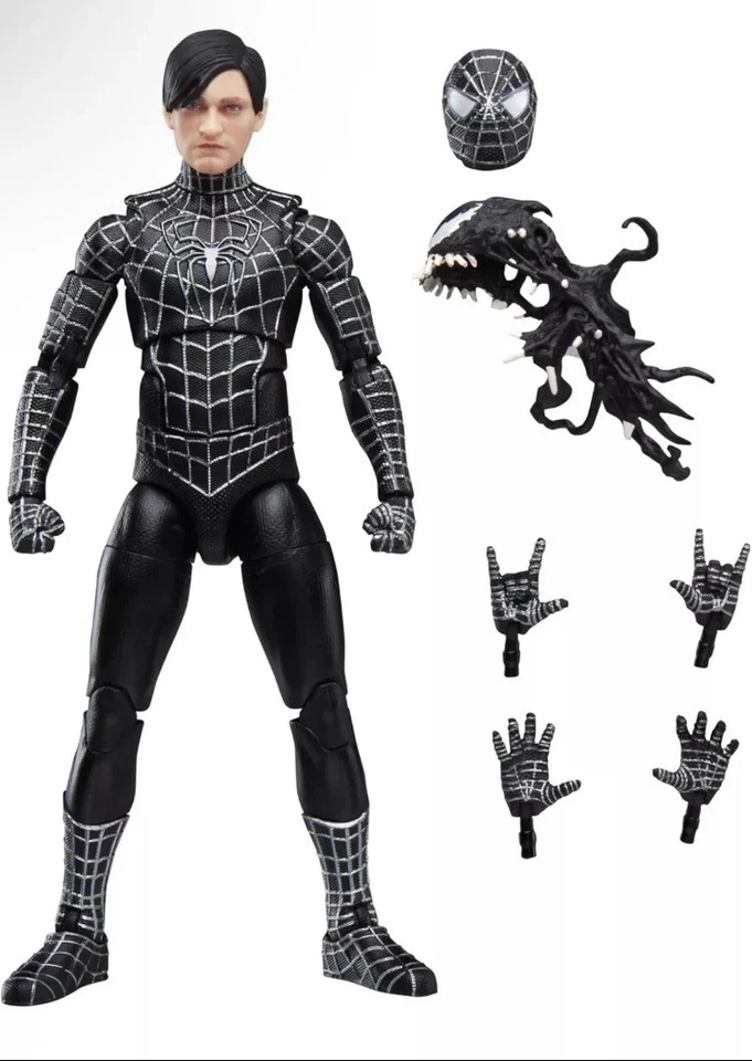 Marvel Legends - Tobey Maguire Spider-Man 3 (traje simbionte) Foto 4 de 4