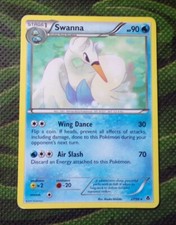 Swanna - Emerging Powers 27/98 Rare Pokemon Card Medium Play