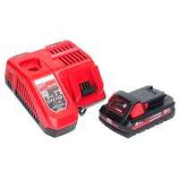 Milwaukee M18 NRG-301 Akku Starter Set 18 V 3,0 Ah Li-Ion Akku + LadegeräT