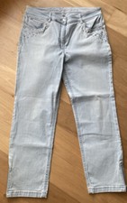 ZERRES COMFORT - S Damen Jeans Hose, Carla, Gr. 40, normal, Stretch, hellblau