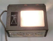 Vintage Visier mit Steckdosen