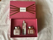 Laura Mercier AMBRE Vanille Eau de Toilette Body Cream Honey Bath Set 3PC New
