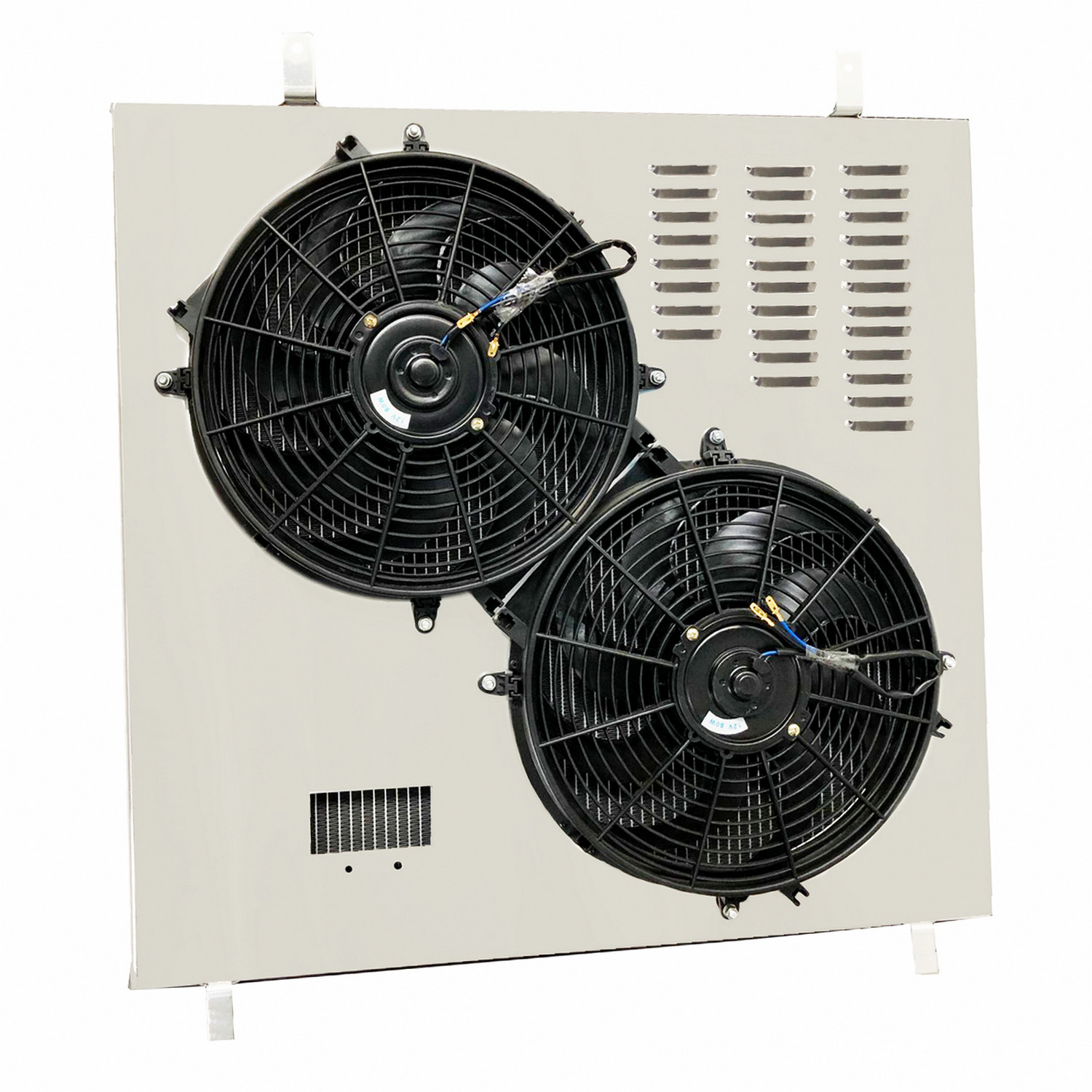 Radiator Shroud+Fan Fits 2003-07 Ford F-250,F-350,F450,F550 6.0L V8 Powerstroke/