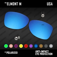 Anti Scratch Polarized Replacement Lenses for-Oakley Elmont M OO4119-58 Opt