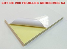 FEUILLE A4 Selbstklebend F&uuml;r Versandetikett - Set Von 200
