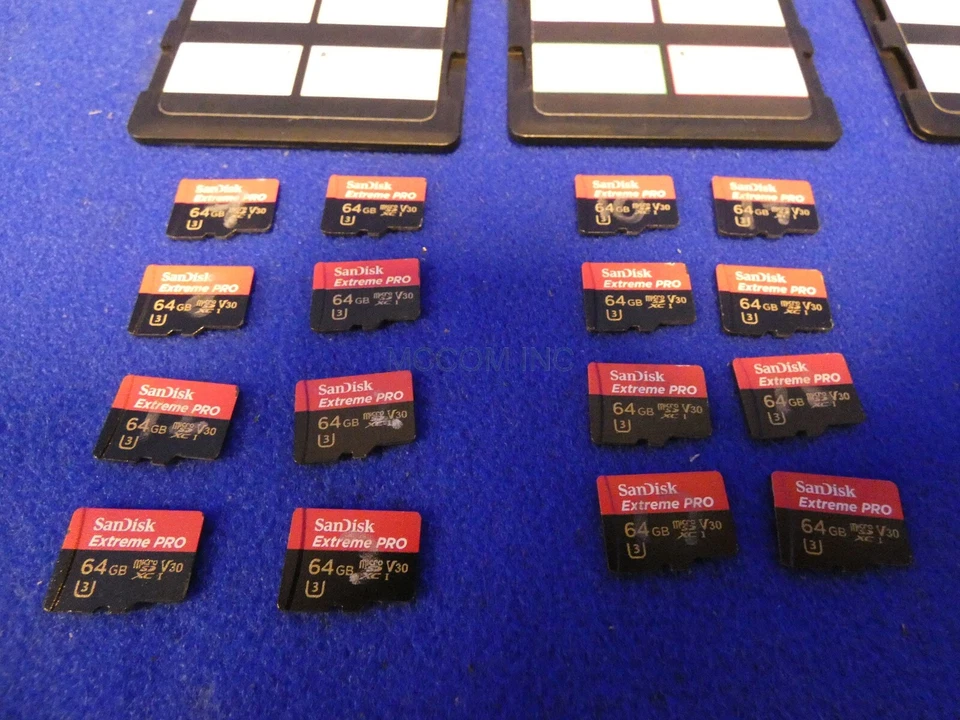 SanDisk Extreme microSDXC Memory Card Qty 40 w/ 16-64gb, 21-64gb, 2-32gb, 16gb - Image 2 of 4