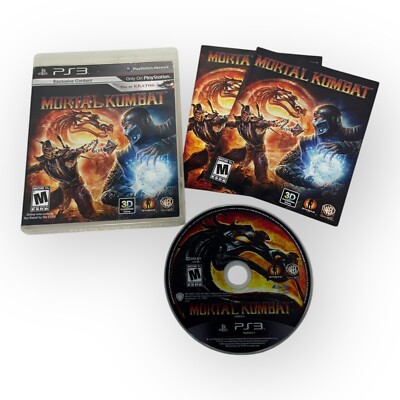 Mortal Kombat PS3 Sony Playstation 3 Kratos Mortal Kombat Video Game Complete