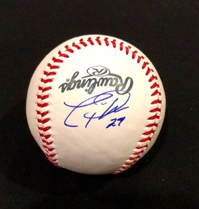 TOMMY PHAM AUTOGRAPHED Hand SIGNED O.L. BASEBALL Tampa Bay &hellip;