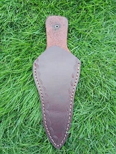 Custom Handmade Fixed Blade Leather Dagger  Knife Sheath Holster Blade Cover 604