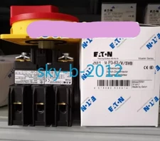 1 PCS NEW EATON MOELLER Isolation Switch P3-63/V/SVB Rear Rail Installation 63A