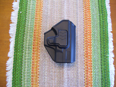 Gun & Flower GF-MPS Black Polymer Belt Holster Smith & Wesson M&P Shield RH OWB