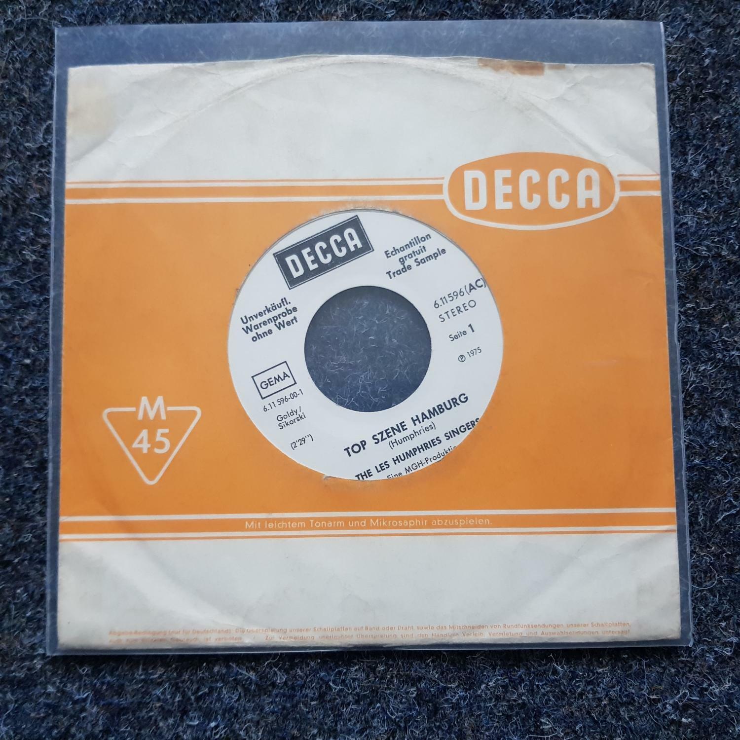 7"" Single Vinyl The Les Humphries Singers - Top Szene Hamburg PROMO