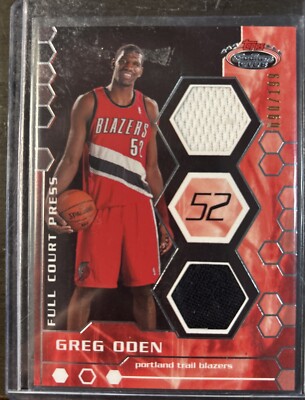 2007-08 Stadium Club #FCPTR-GO Greg Oden Full Court Press Relics Triple #/199