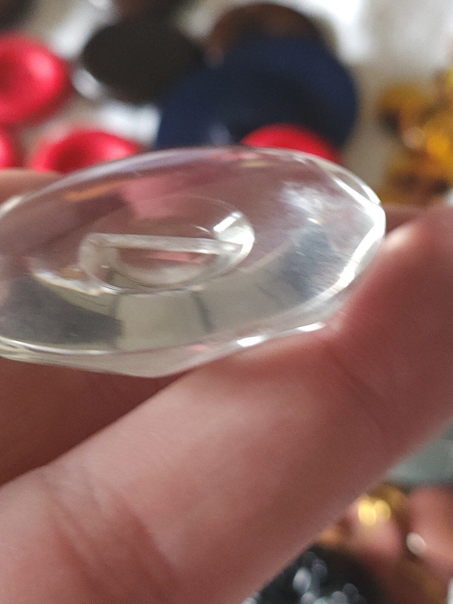 Gros Bouton Vintage Rose En Plexi Effet épais - 4 Cm - Parfait Pour Vestes Et Manteaux
