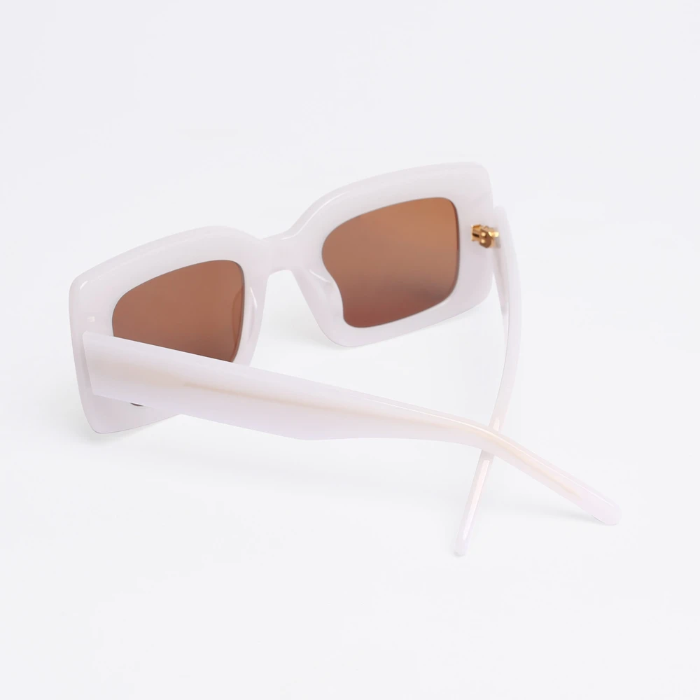 Shevoke Sirmont Milky Sunglasses Shades Retro Square  display picture 1
