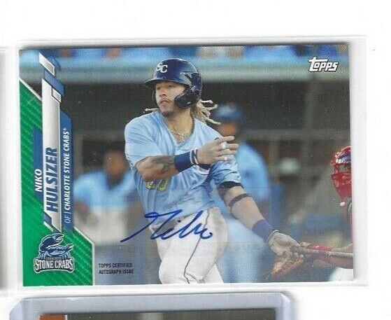 2020 Topps Pro Debut GREEN AUTOGRAPH NIKO HULSIZER RAYS 84/99 | eBay